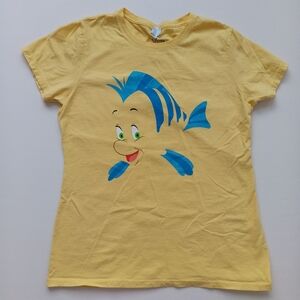 Disney The Little Mermaid Flounder Costume Character T-Shirt